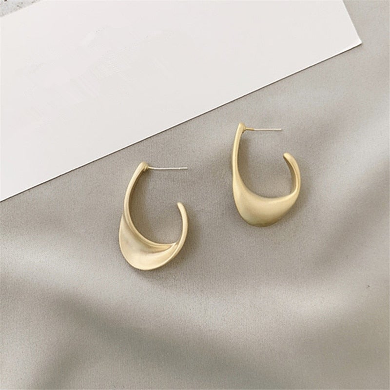 Golden Wave Earrings