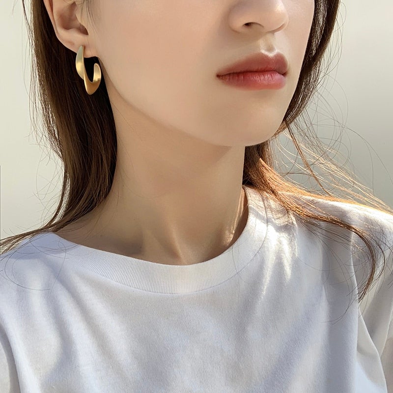 Golden Wave Earrings