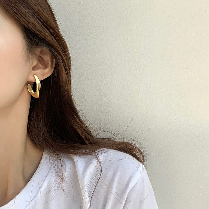 Golden Wave Earrings