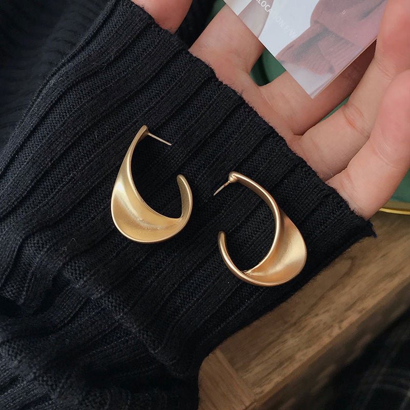 Golden Wave Earrings