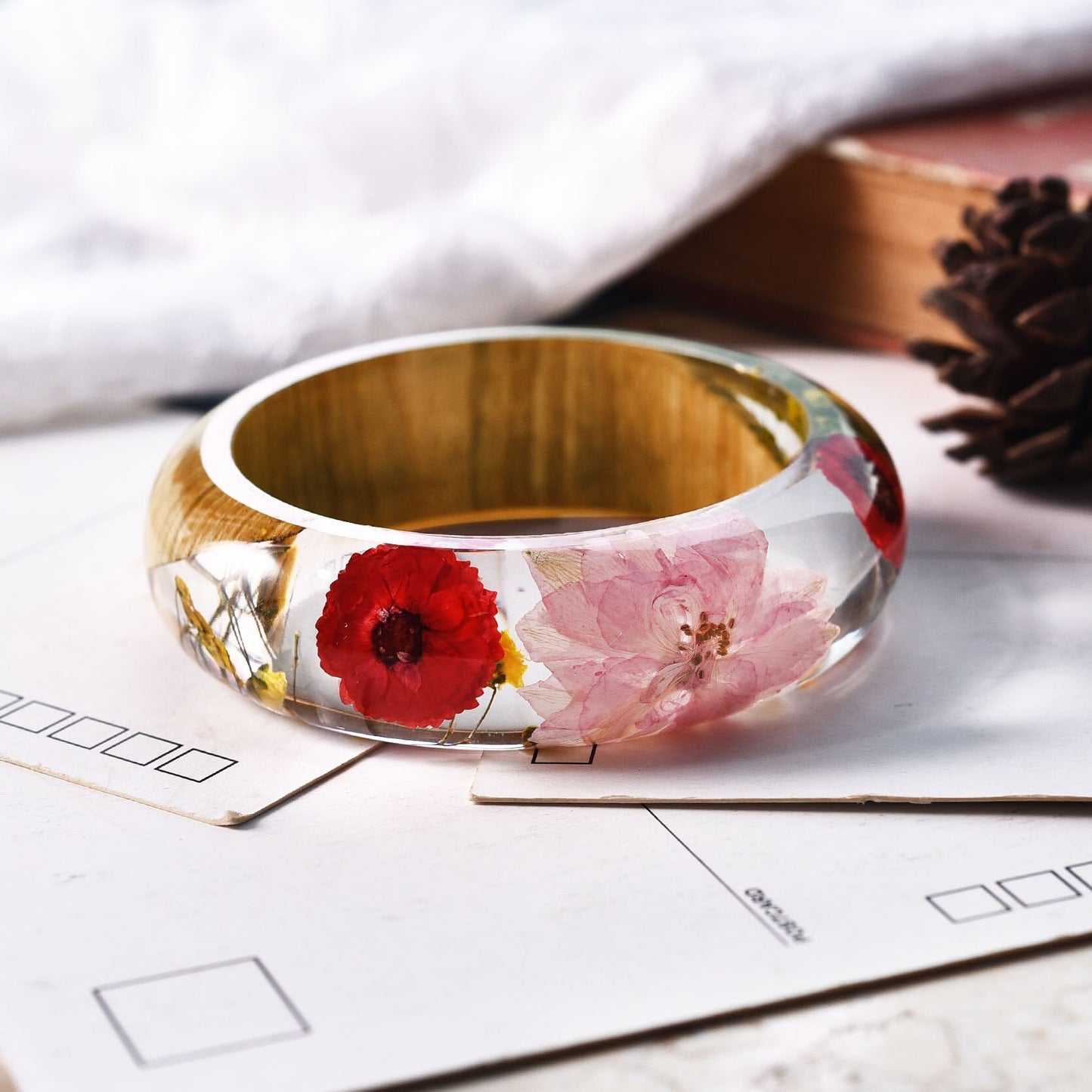 Handmade Dried Flower Bracelet