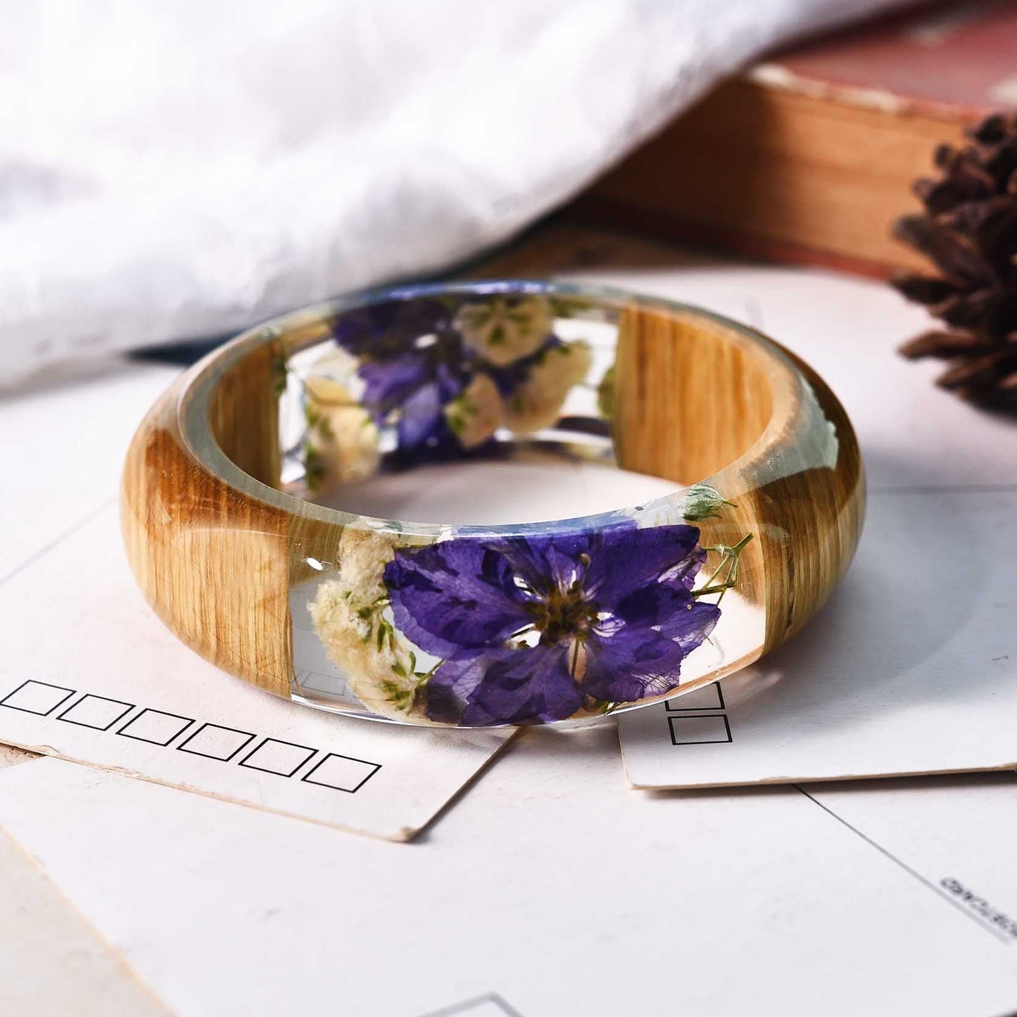 Handmade Dried Flower Bracelet