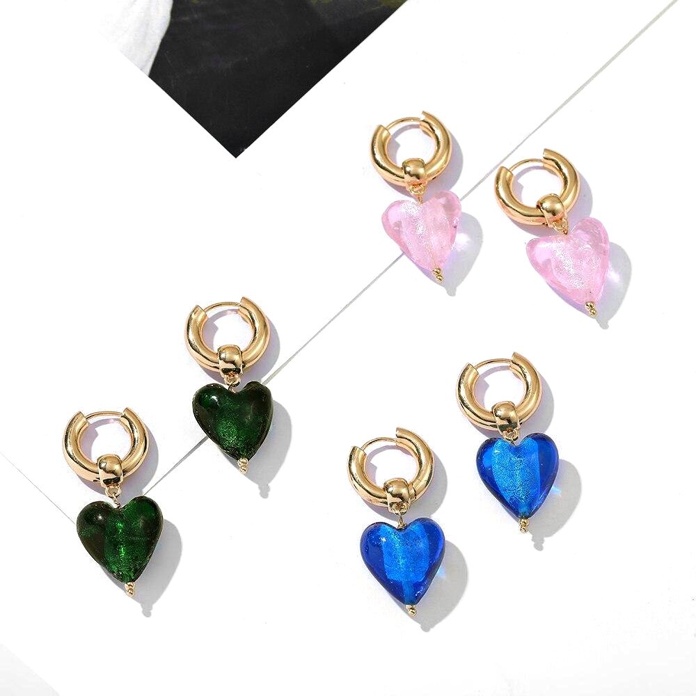 Heart Of Glass Earrings