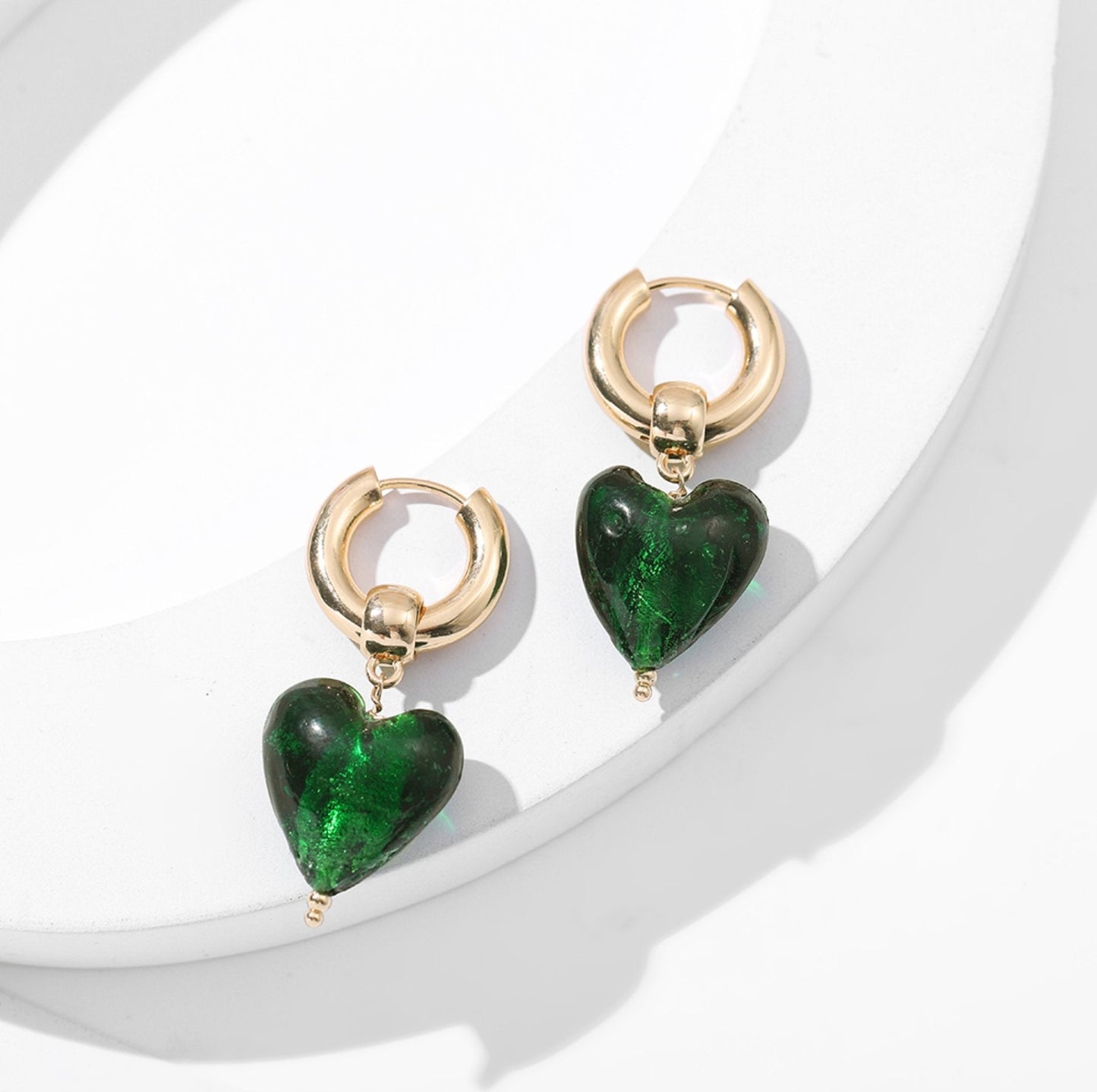 Heart Of Glass Earrings