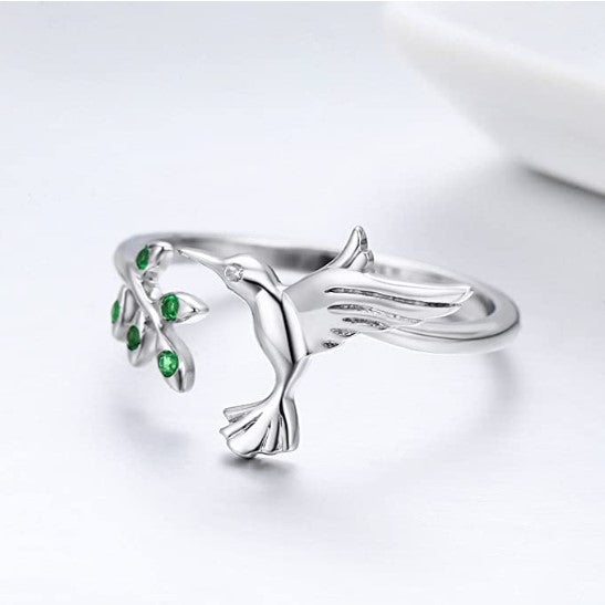 Hummingbird 925 Sterling Silver Ring