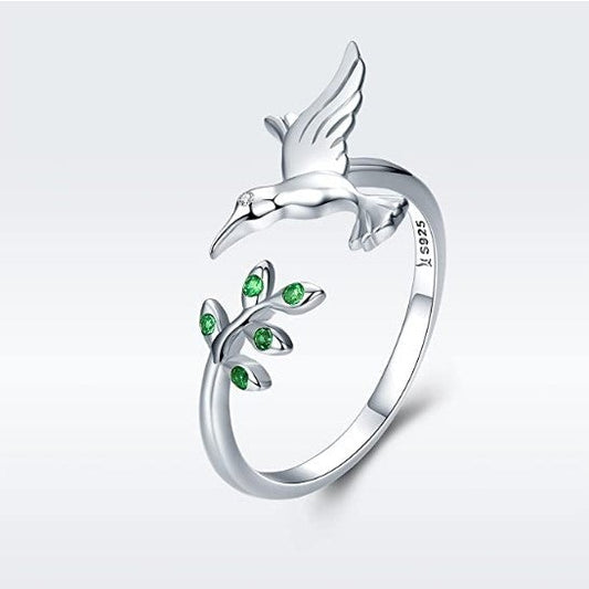 Hummingbird 925 Sterling Silver Ring