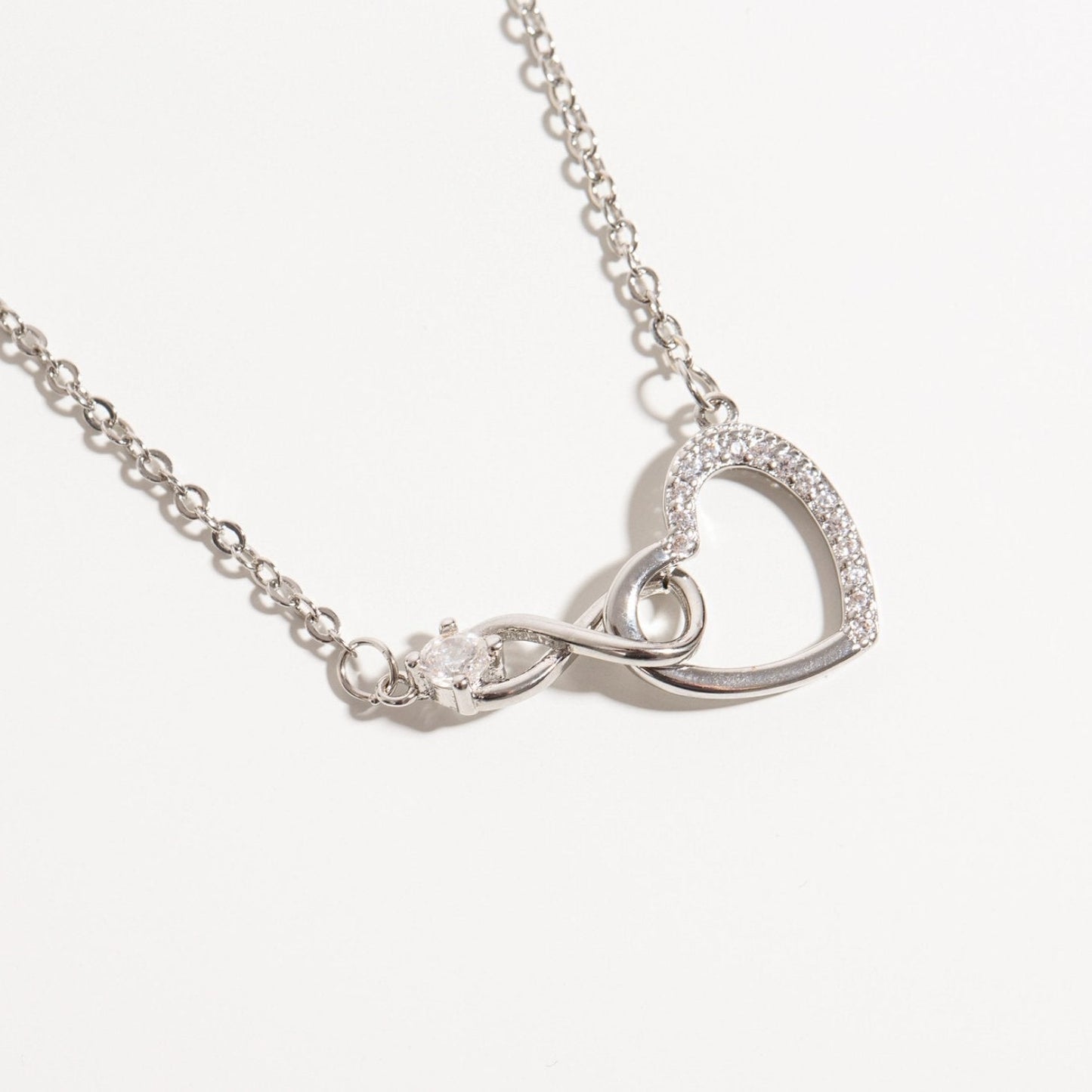 ‘Infinite Love’ Silver Necklace