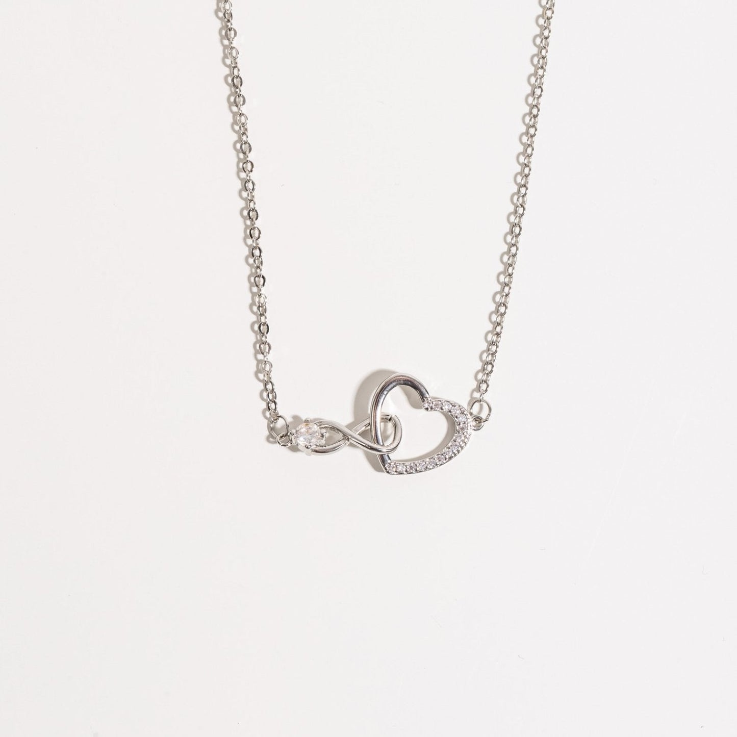 ‘Infinite Love’ Silver Necklace