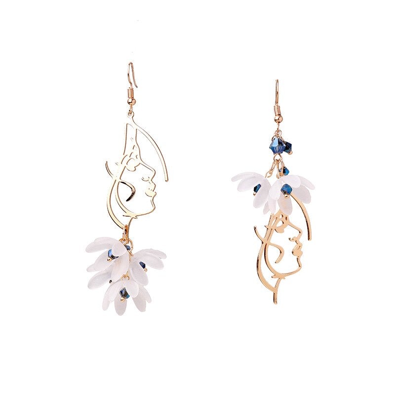 Boucles D'oreilles Dame De La Fleur