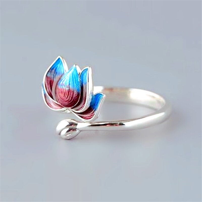 Lotus 925 Sterling Silver Ring