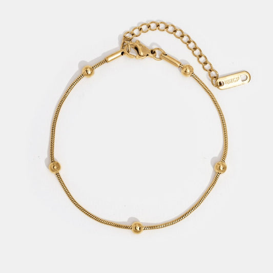 Luna Gold Bead Bracelet