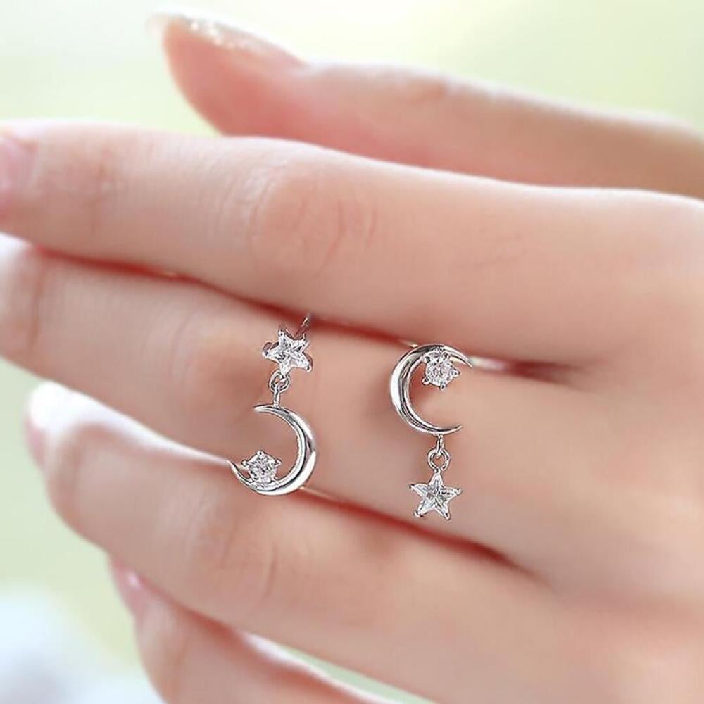 Boucles d'Oreilles Lune Magique