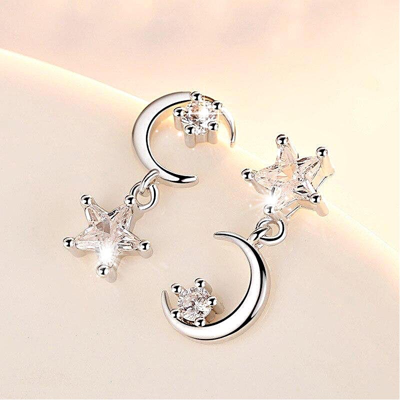 Boucles d'Oreilles Lune Magique