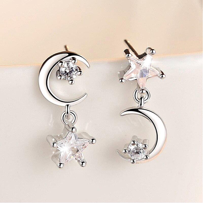 Boucles d'Oreilles Lune Magique