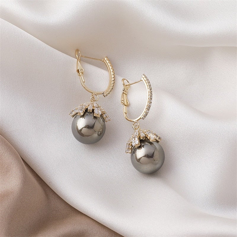 Malia Pearl Drop Earrings