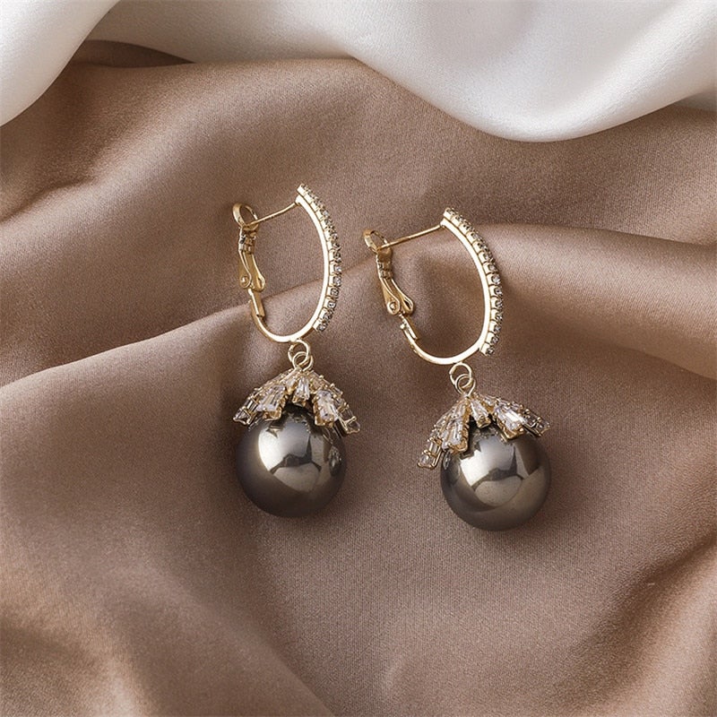 Malia Pearl Drop Earrings