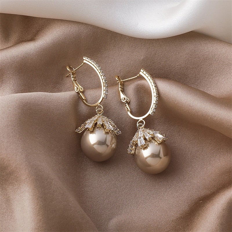 Malia Pearl Drop Earrings