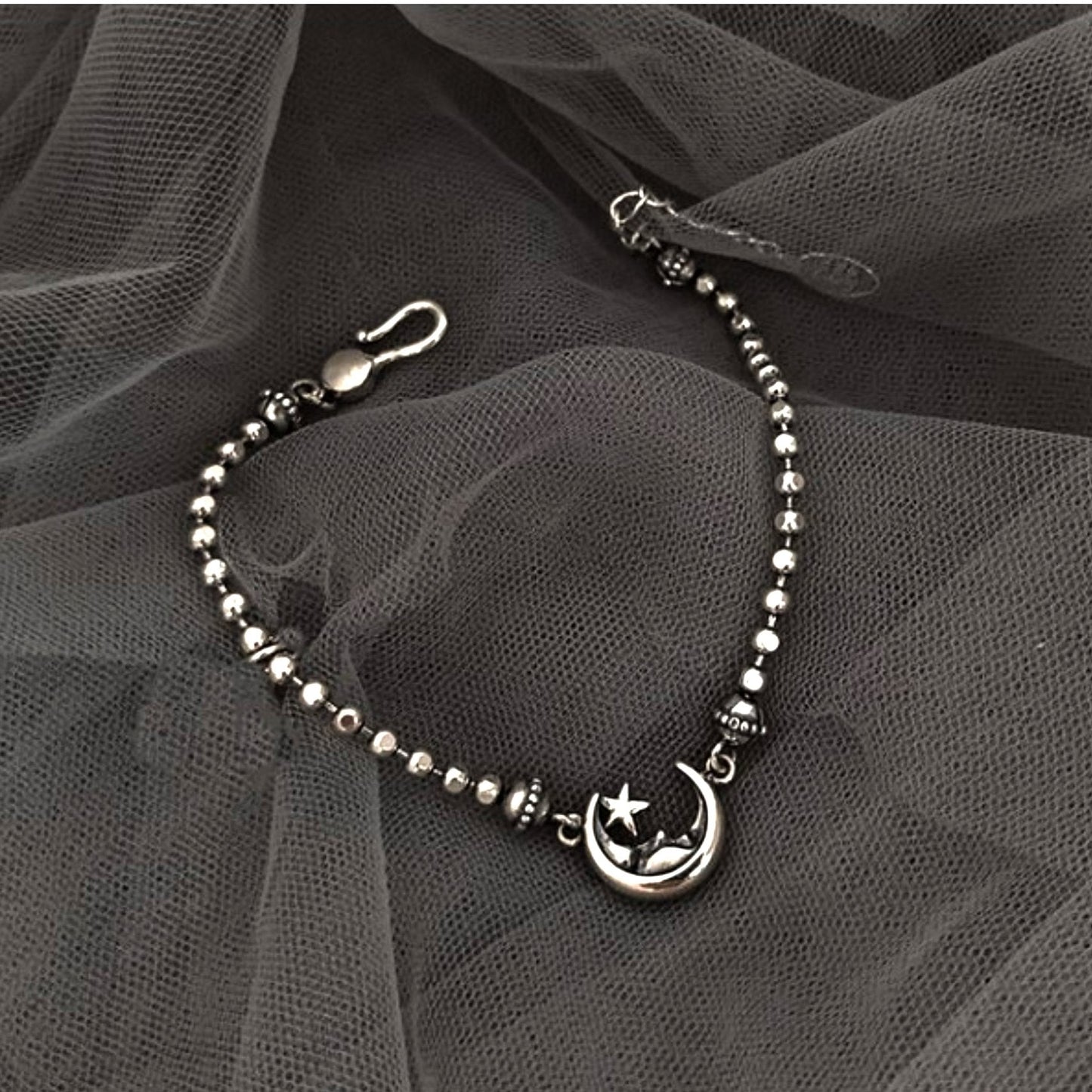 Moon 925 Sterling Silver Bracelet