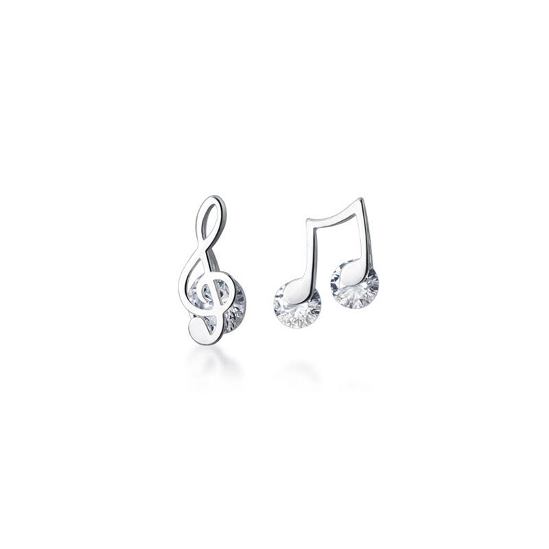 Music Note Stud Earrings