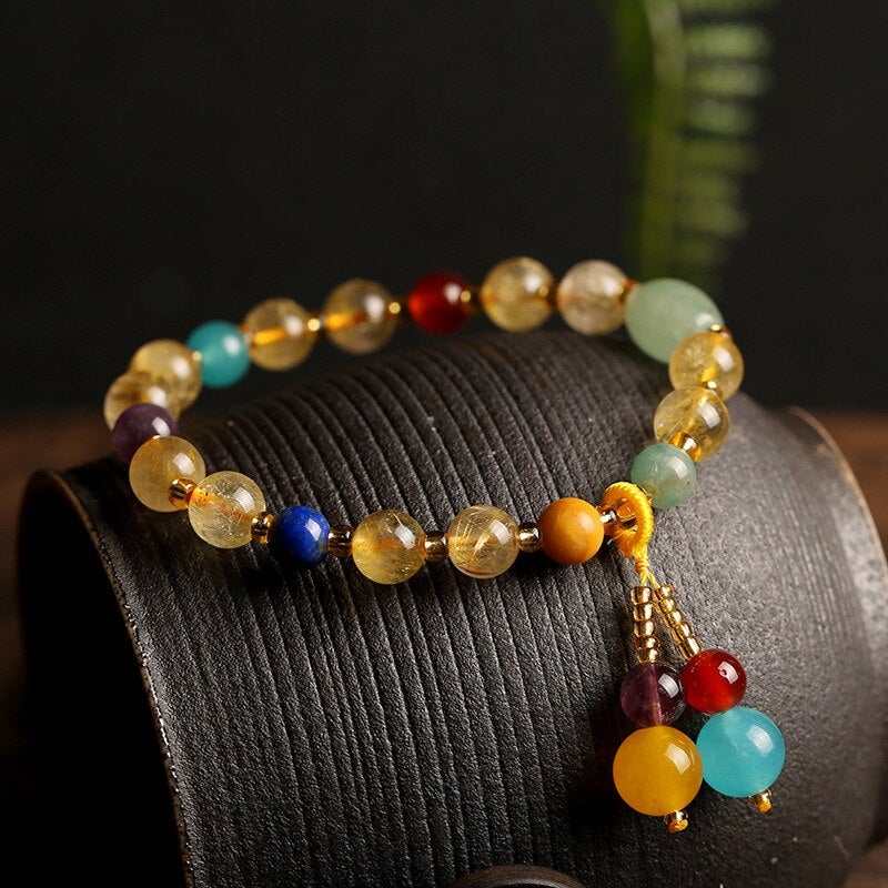 Natural Stone Bead Bracelet