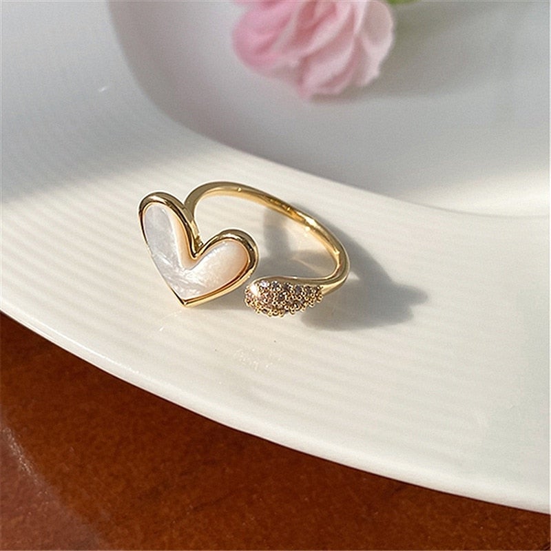 ‘Pure Love’ Heart Ring