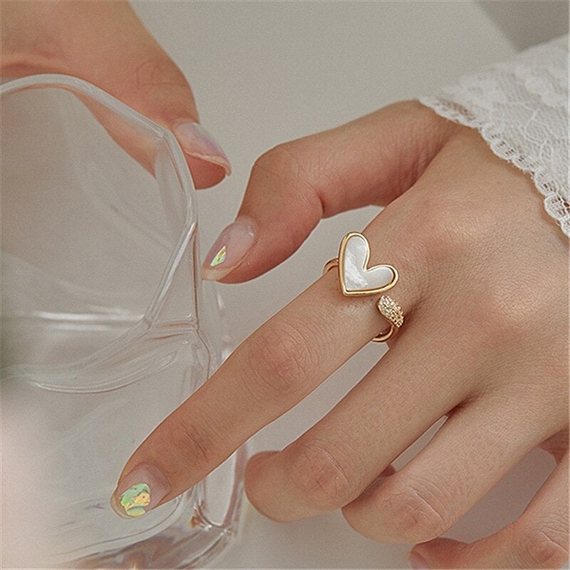 ‘Pure Love’ Heart Ring