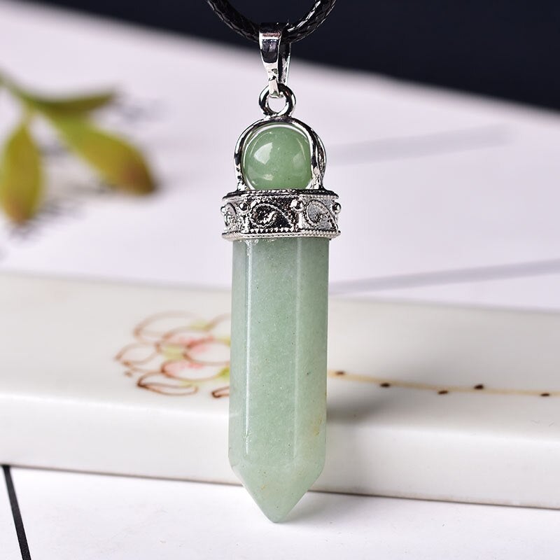 Raw Crystal Pendant Necklace