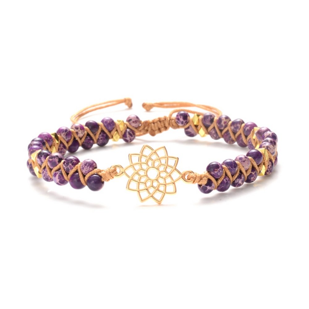 Regalite Stone Chakra Healing Bracelet