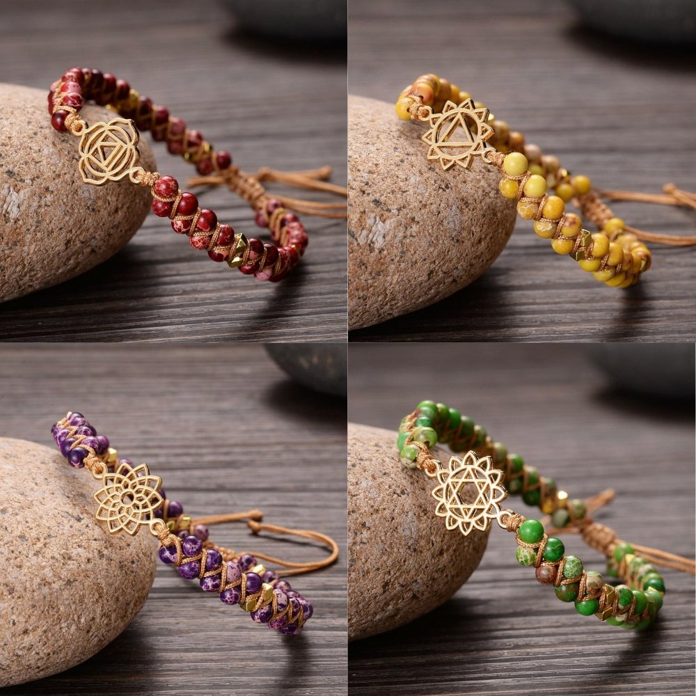 Regalite Stone Chakra Healing Bracelet