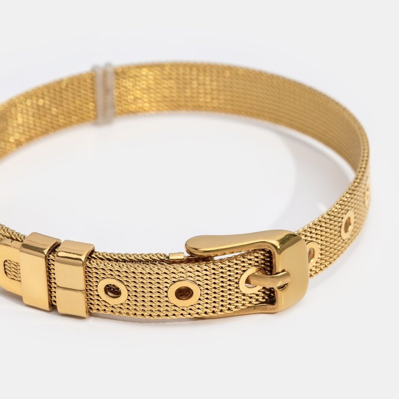 Sabrina Gold Mesh Belt Bracelet