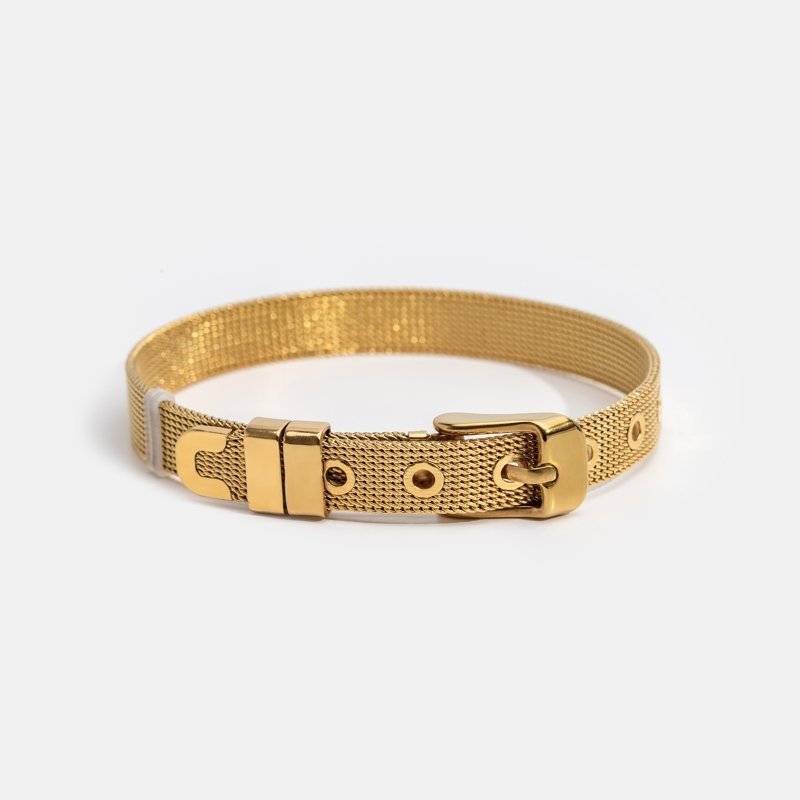 Sabrina Gold Mesh Belt Bracelet