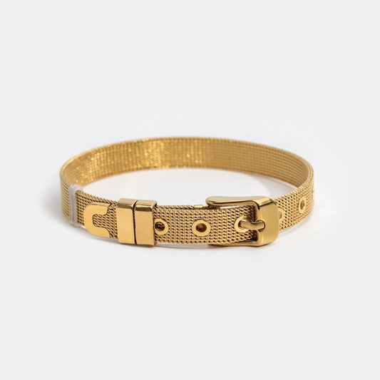 Sabrina Gold Mesh Belt Bracelet