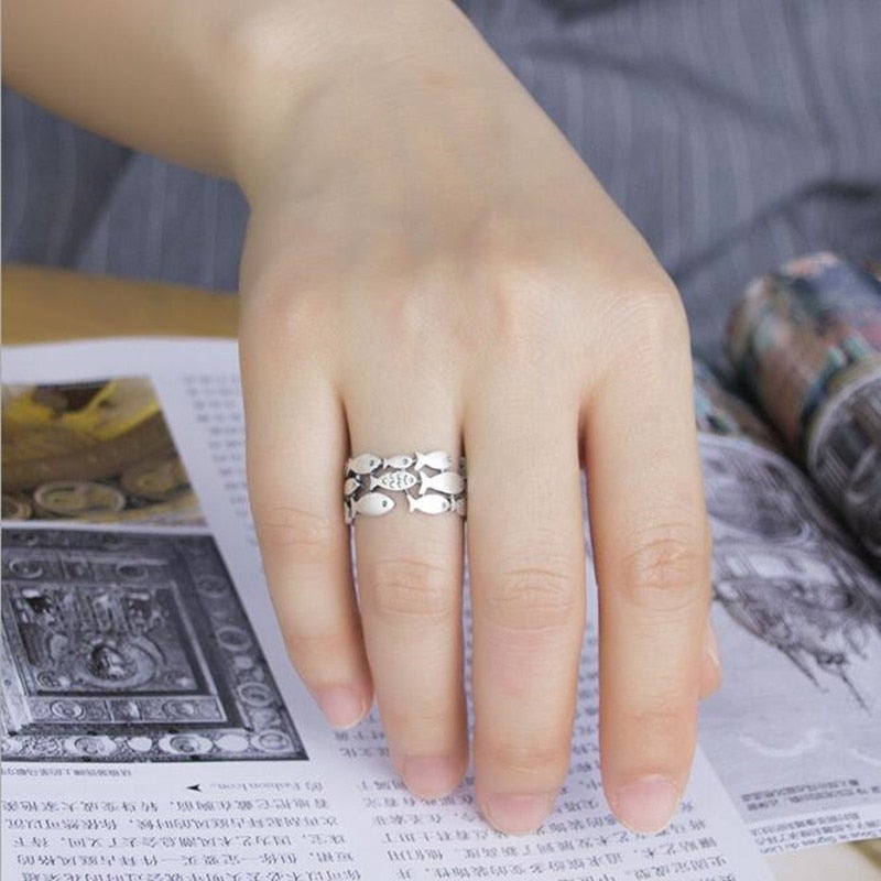 School Of Fish Ring