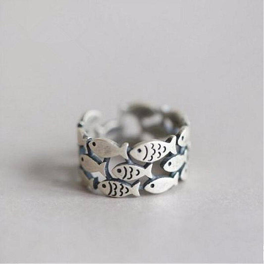 Bague Banc De Poissons