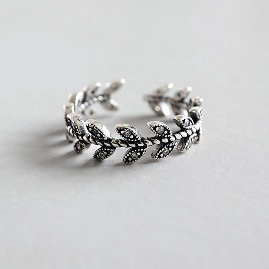 Silver Climbing Vine Ring