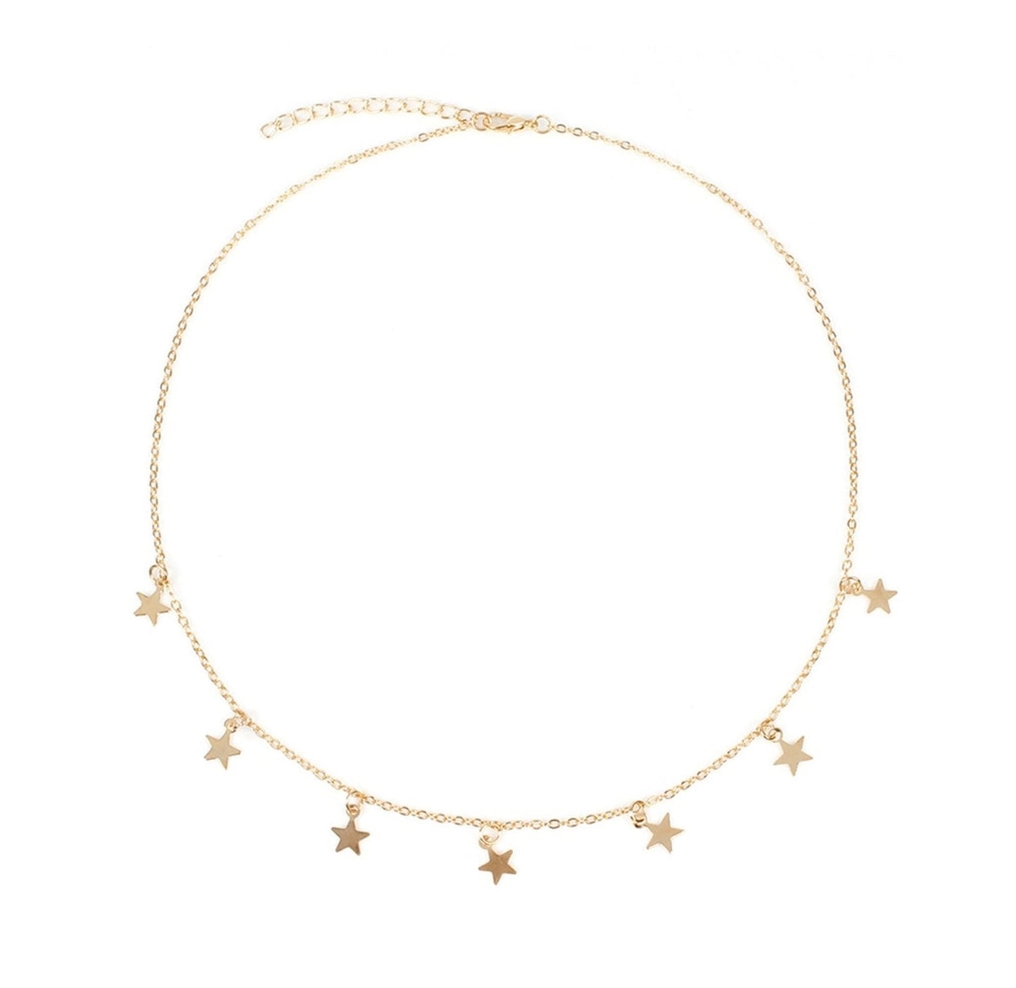 Star Pendant Choker Necklace