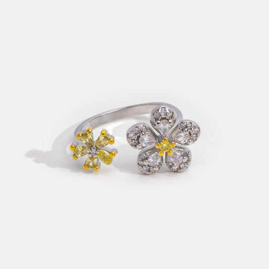 Bague fleur en cristal 'Summer Bloom'