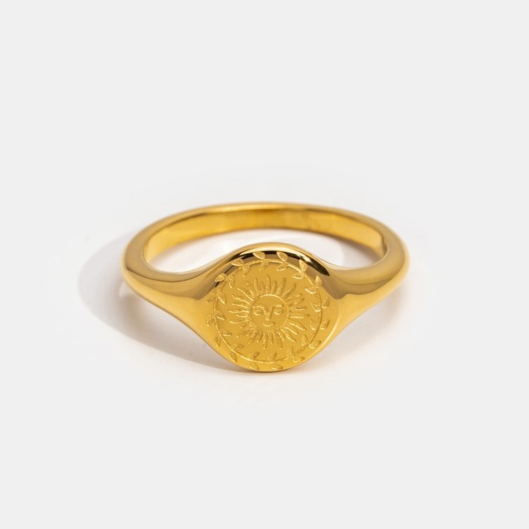 Summer Solstice Gold Ring