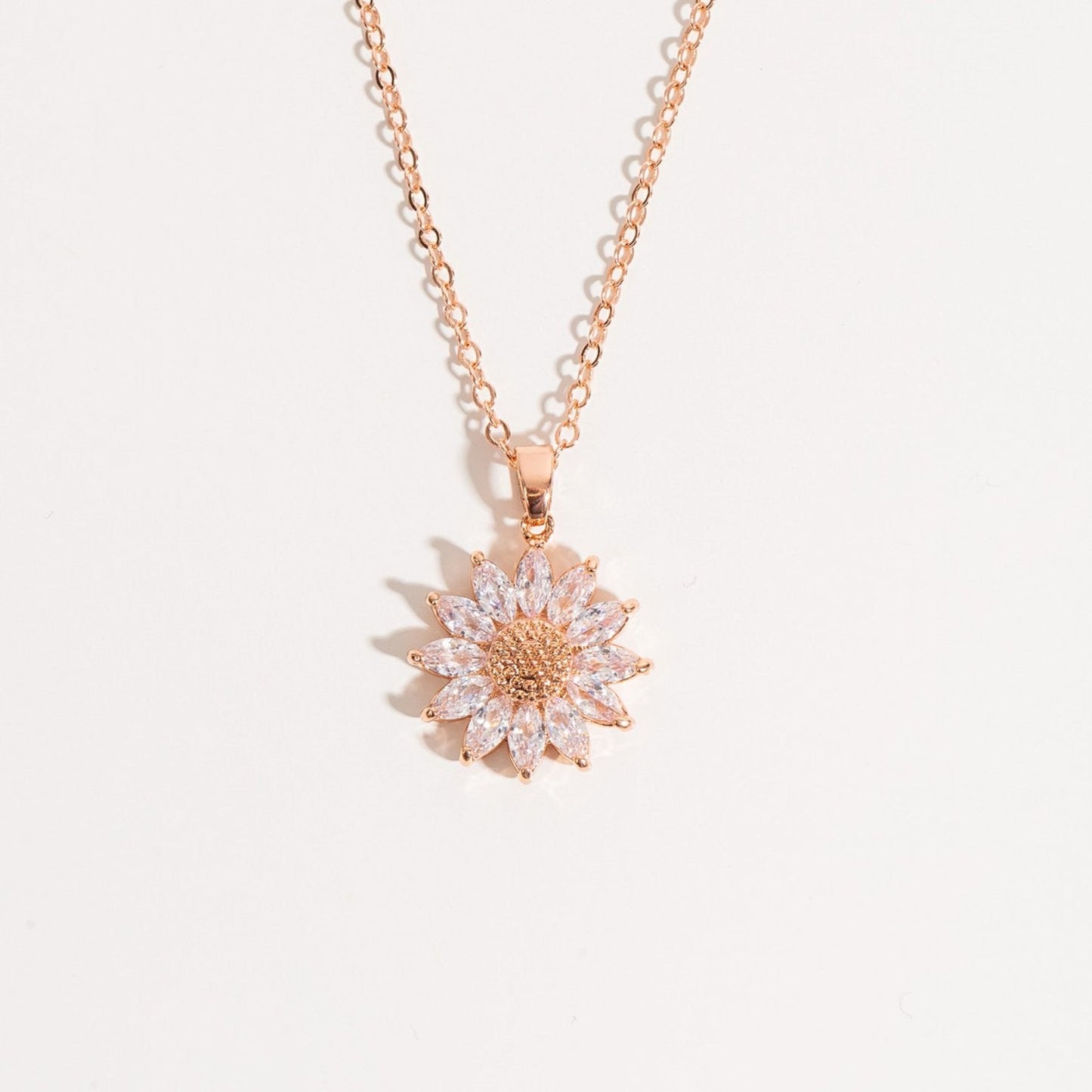 Collier en cristal de tournesol