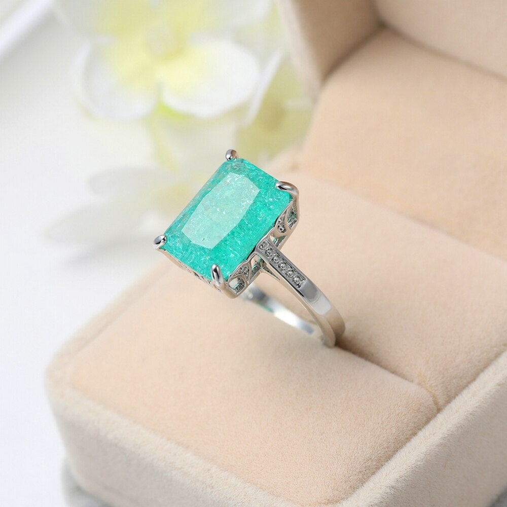 Teal Gemstone Ring