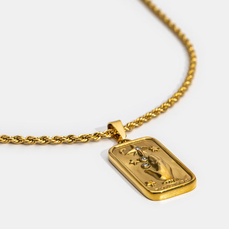 ‘The Stars’ Tarot Pendant Necklace