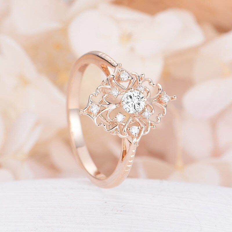 Bague en cristal Naomi Vintage