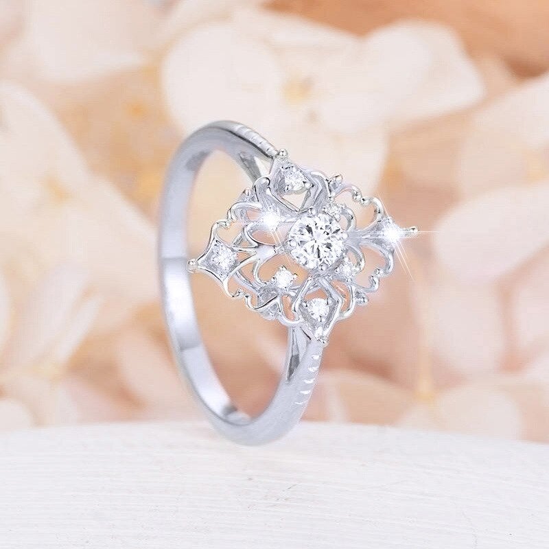 Bague en cristal Naomi Vintage