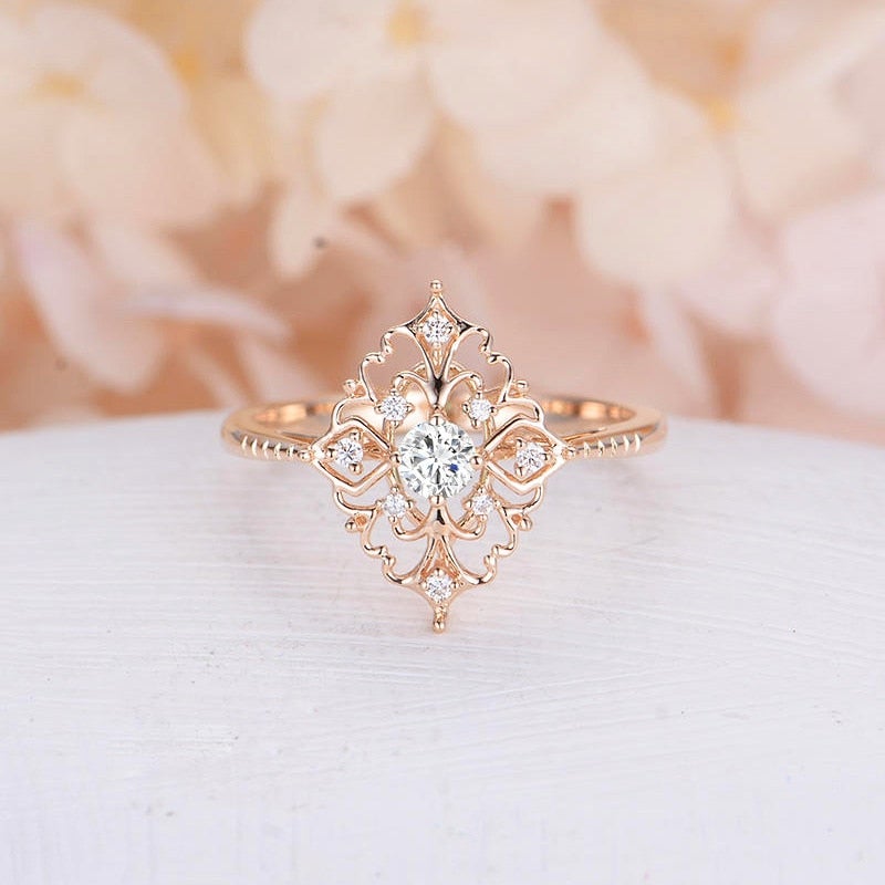 Bague en cristal Naomi Vintage